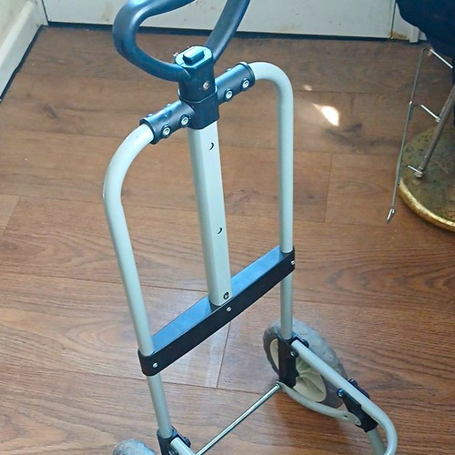 Foldable wheel hand truck - foldable, 2-wheel