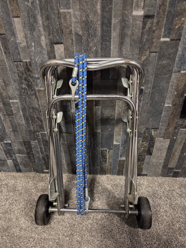 Vintage folding luggage - folding, cart