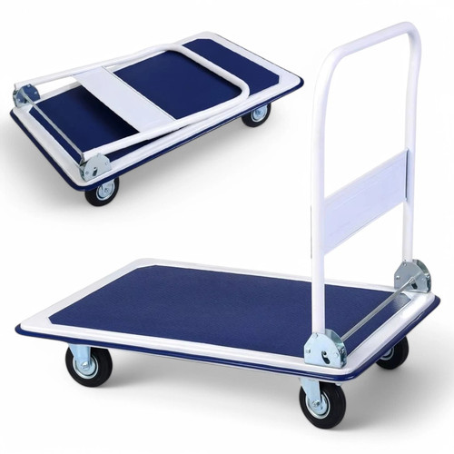 Folding platform trolley hand - platform,